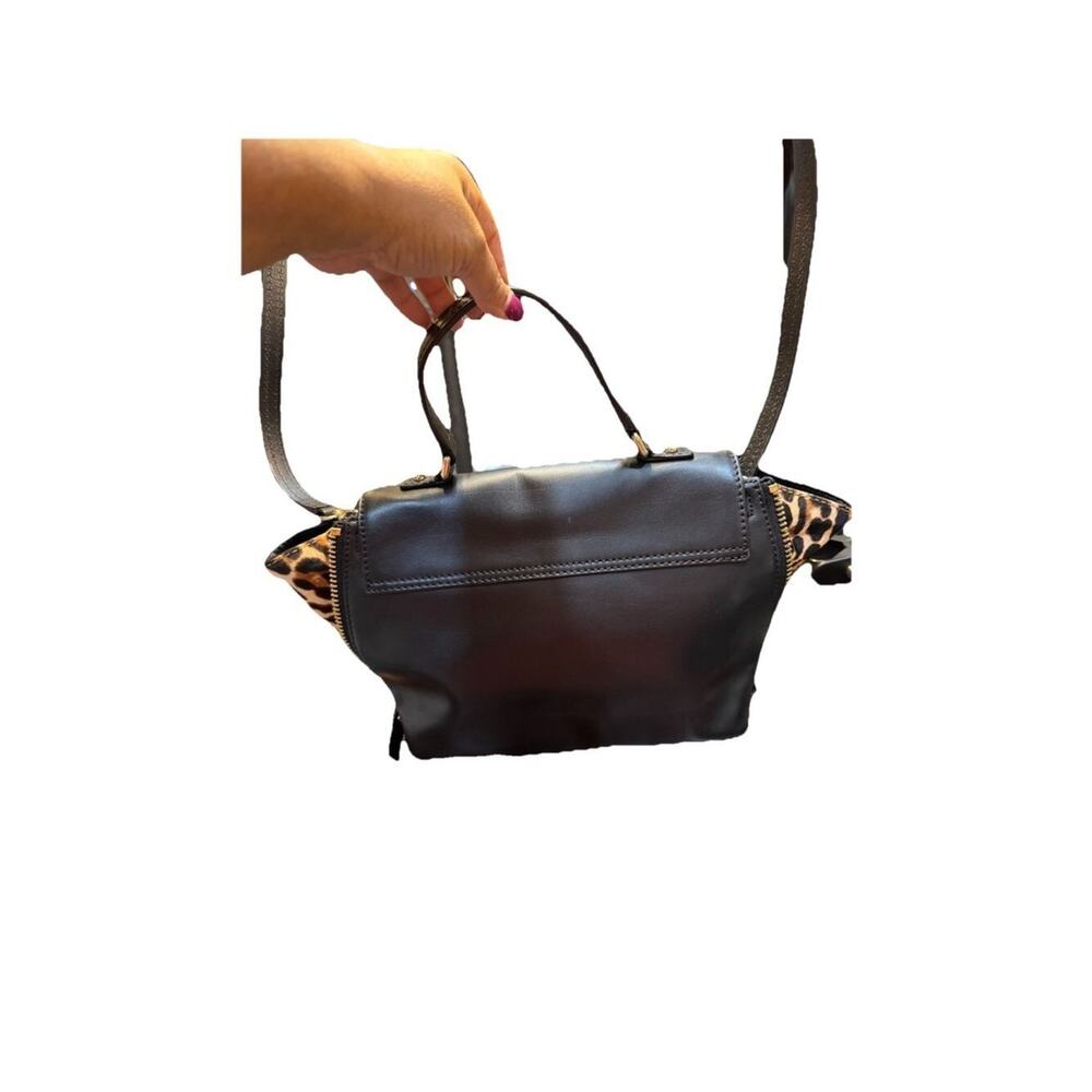 Kate Spade New York Varick Street Abbie Satchel Crossbody Leather Leopard Print - Picture 9 of 16